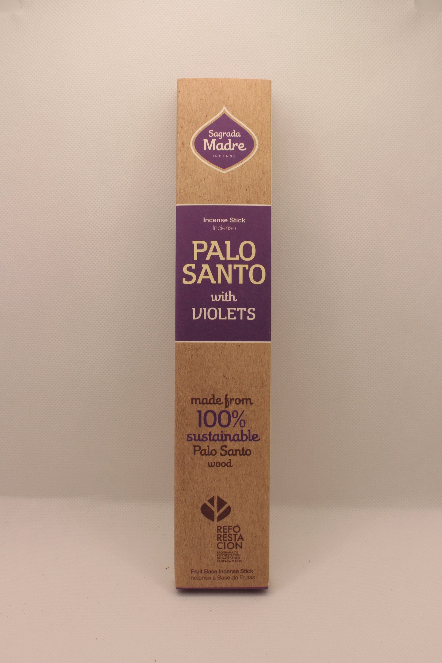 Incienso de Palo Santo con Violetas
