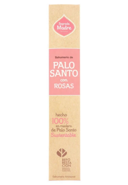 Incienso de Palo Santo Con Rosas