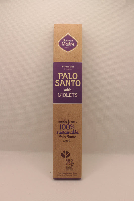 Incienso de Palo Santo con Violetas