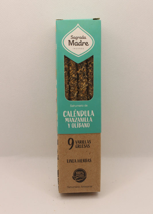 Sahumerio de Caléndula Manzanilla y Olíbano